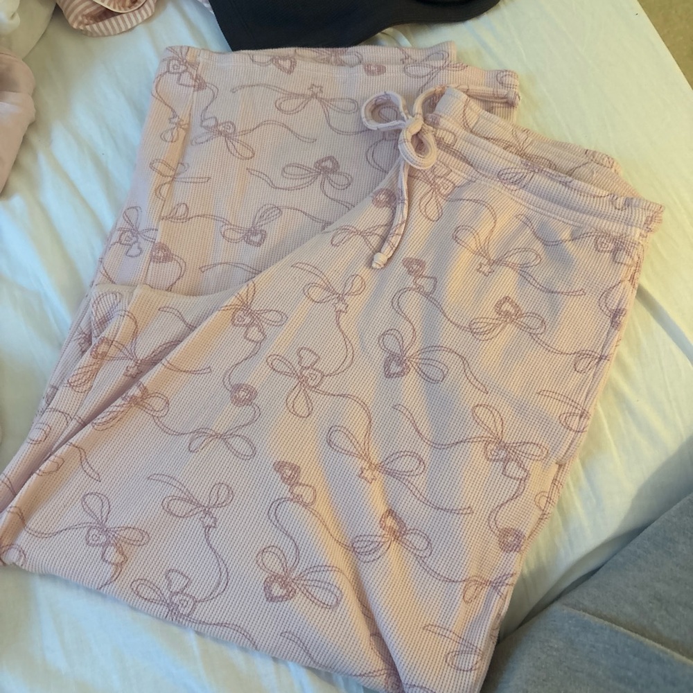 Hollister Pink Wide Leg Pants